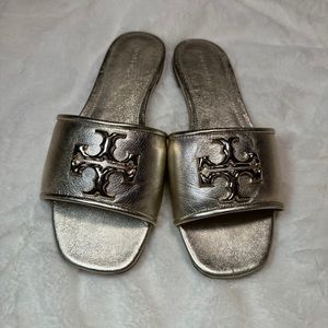 Tory Burch Eleanor Sandals Spark Gold US 6.5